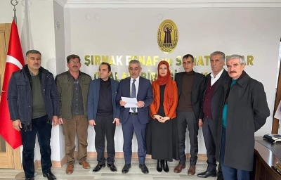 Şırnak Esnaf ve Sanatkârlar Odaları Birliği Elektrik Zamları ile ilgili ortak Basın Açıklaması düzenledi.