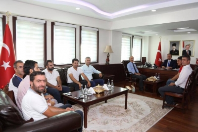 Şırnak Gazeteciler Cemiyeti, Vali Ali Hamza Pehlivan’ı Ziyaret Etti.