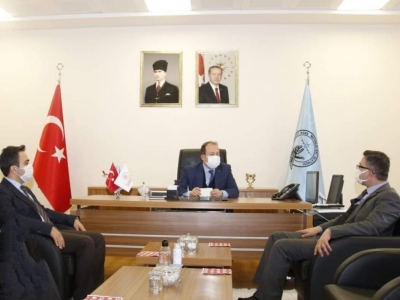 Şırnak Valisi Ali Hamza Pehlivan, iller İdaresi Genel Müdürlüğü Sınırdan Sorumlu Daire Başkanı Mehmet Yüzer ile Görüştü. 