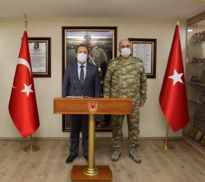 Şırnak Valisi Ali Hamza Pehlivan, 172'inci Zırhlı Tugay Komutanlığını Ziyaret Etti. 