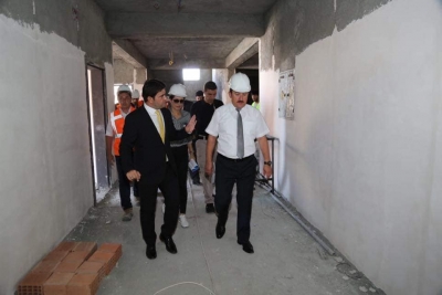  Şırnak Valisi Ali Hamza Pehlivan, Eğitim Kurumları İnşaatında incelemelerde Bulundu.