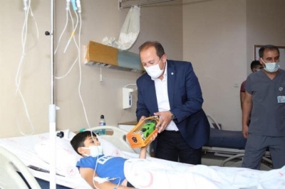 Şırnak Valisi Ali Hamza Pehlivan, Şırnak Devlet Hastanesinde incelemelerde bulundu.