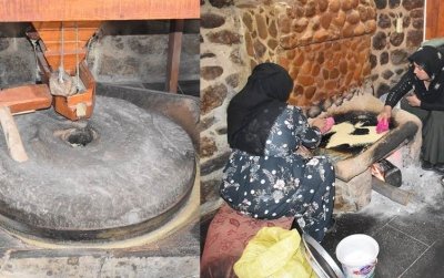 Şırnak'ta 154 Yıllık Su Değirmeninde Geleneksel Tahin Üretimi