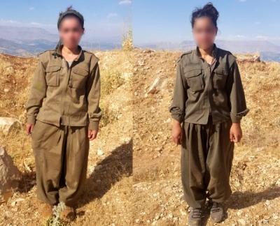 Şırnak'ta 2 kadın PKK’lı teslim oldu