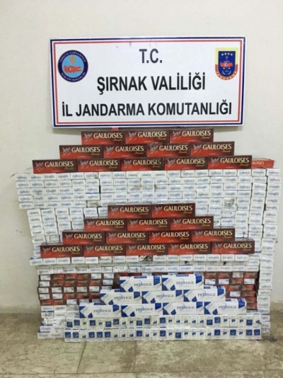 Şırnak'ta 6 Bin 160 Paket Kaçak Sigara Ele Geçirildi