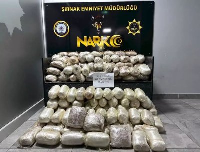 Şırnak'ta 86 Kilo Skunk Uyuşturucu Ele Geçirildi