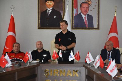 Şırnak'ta Afet Tatbikatı Toplantısı Yapıldı