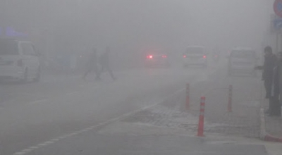 Şırnak'ta etkili olan sis ulaşımı aksattı