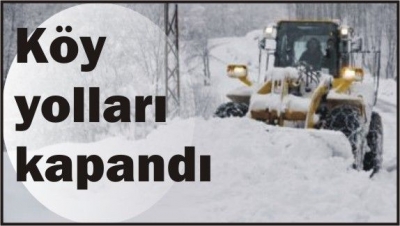 Şırnak'ta kar nedeni ile 18 köy yolu ulaşıma kapandı