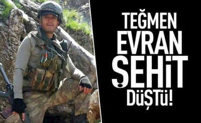 Şırnak'ta şehit asker için tören