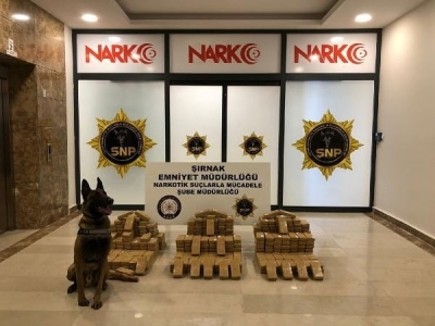 Şırnak'ta yapılan uyuşturucu operasyonunda 209 kilogram eroin ele geçirildi