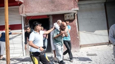 Sivillere havan mermili saldırı sınırda can pazarı