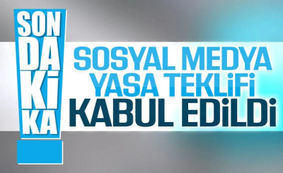 Sosyal medya yasa teklifi TBMM'de kabul edildi