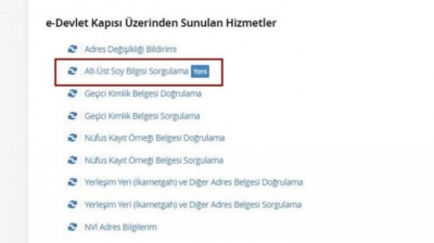 Soyağacı sorgulama hizmeti durduruldu mu?