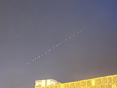Starlink uyduları İdil’de görüldü!