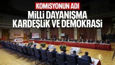 TBMM'de süreç komisyonunun adı konuldu