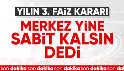 TCMB, Nisan 2026’da politika faizini yüzde 37'de sabit tuttu