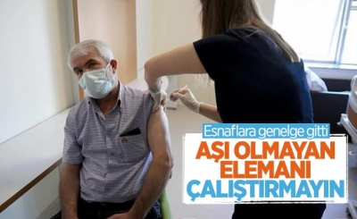 TESK: İş yerlerinde aşısız eleman çalıştırılmayacak