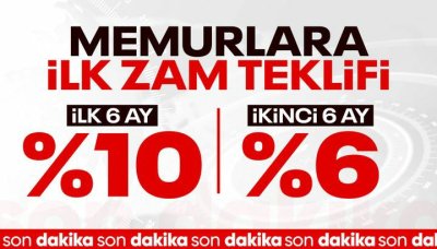 Toplu sözleşmede hükümetin memurlara teklifi belli oldu