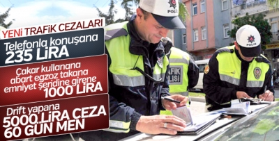 Trafik cezaları artırılacak