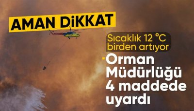 Tüm Türkiye için uyarı: Yedi gün boyunca yangın riski çok yüksek