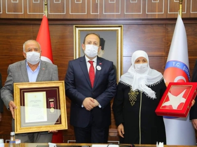  Türkiye Cumhuriyeti Devlet Övünç Madalyası ve Beratı Tevcih Töreni Gerçekleştirildi