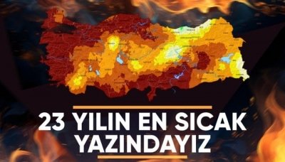 Türkiye'de haziran yağışları son 23 yılın en düşük seviyesini gördü