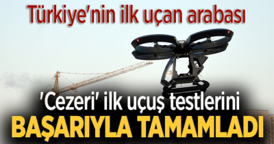  Türkiye'nin ilk uçan arabası, uçtu
