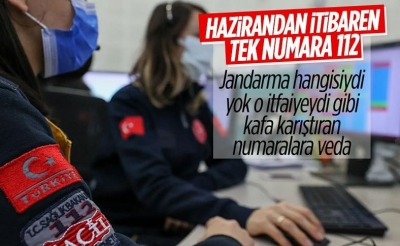 Türkiye'nin tek acil çağrı numarası 112 olacak