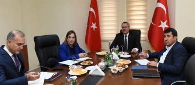 Vali Deniz, OSB müdürlüğünü ziyaret etti