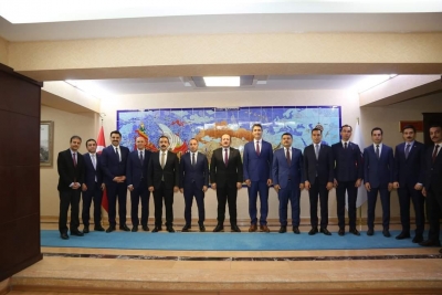 Vali Yardımcıları Ve Kaymakamlar, Şırnak Valisi Ali Hamza Pehlivan’a Veda ziyaretinde bulundu 