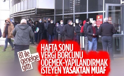 Vergi daireleri hafta sonu açık tutulacak	