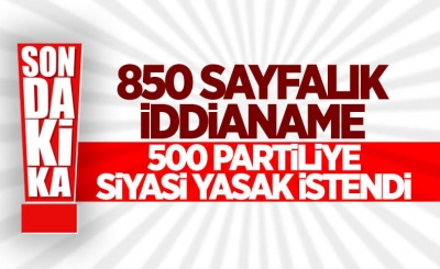 Yargıtay'ın HDP'ye açtığı kapatma davasında 500 partiliye siyasi yasak