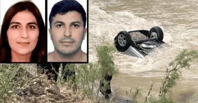 Zap Suyu'na düşen araç Ayşe Öğretmen Ve Polis eşinin sonu oldu! Karı-koca kurtarılamadı