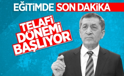 Ziya Selçuk: Eğitimde telafi dönemi başlıyor 