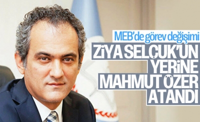 Ziya Selçuk'un yerine Mahmut Özer, Milli Eğitim Bakanlığı'na atandı